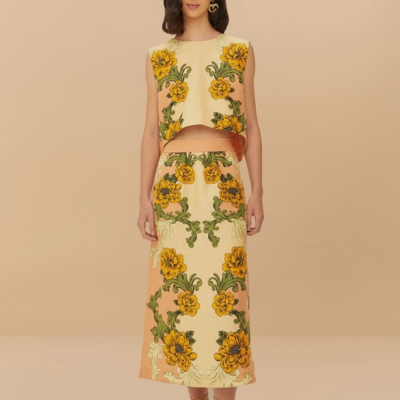 FARM Rio Linen Skirt - Picture 1 of 7